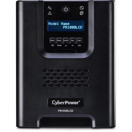CyberPower PR1000LCD SAI Mini-Tower 1000 VA 700 W con panel LCD