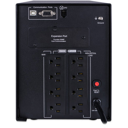 CyberPower PR1000LCD SAI Mini-Tower 1000 VA 700 W con panel LCD