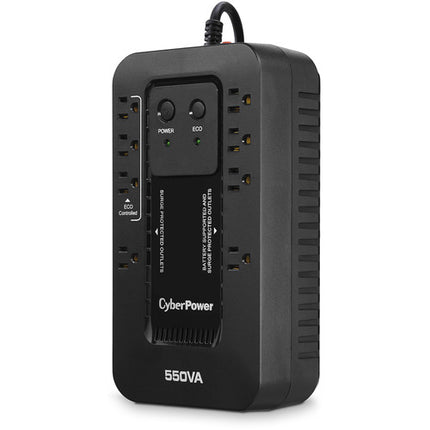 CyberPower EC550G SAI 550VA 330W con Protección Contra Sobretensiones y Panel de Control