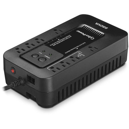CyberPower EC550G SAI 550VA 330W con Protección Contra Sobretensiones y Panel de Control