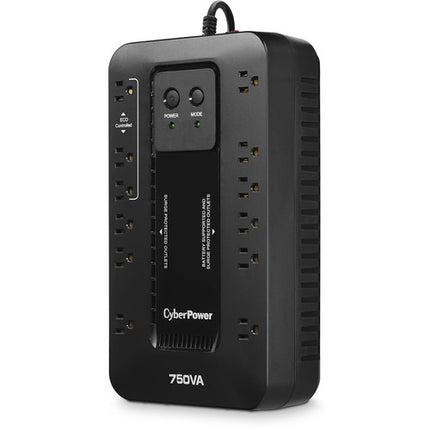 CyberPower EC750G UPS 750VA 450W con protección contra sobretensiones y 12 salidas