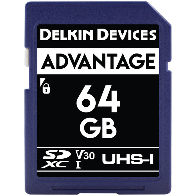 Delkin Devices 64GB Tarjeta de Memoria SDXC UHS-I 100MBs 80MBs