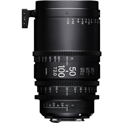 Sigma 50-100mm T2 Zoom para Sony E Sensor Super 35mm 180° enfoque
