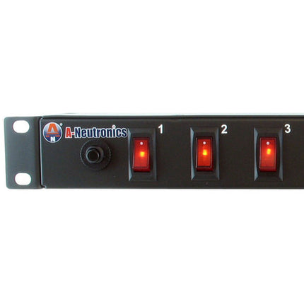A-Neutronics Regleta de Alimentación 10 Salidas 120V 15A 19" Rackmount