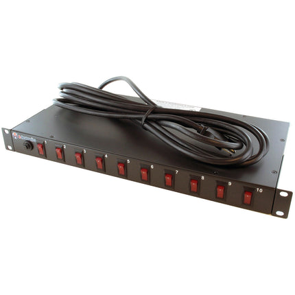 A-Neutronics Regleta de Alimentación 10 Salidas 120V 15A 19" Rackmount