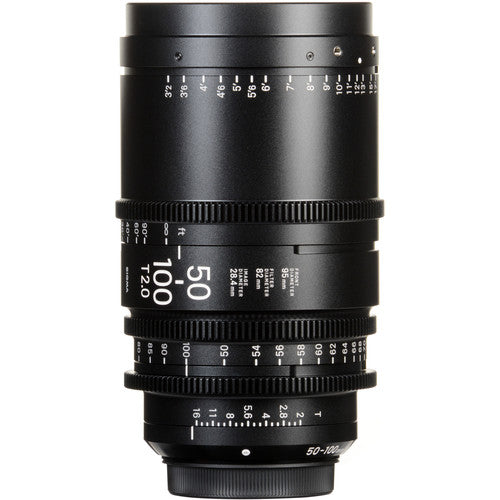 Sigma 50-100mm T2 Zoom para Sony E Sensor Super 35mm 180° enfoque