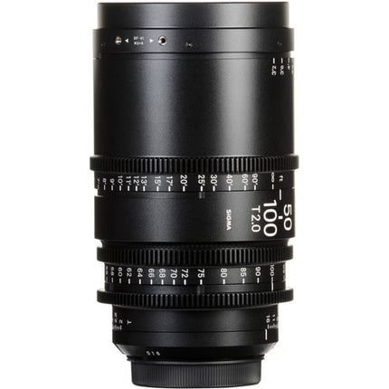 Sigma 50-100mm T2 Zoom para Sony E Sensor Super 35mm 180° enfoque