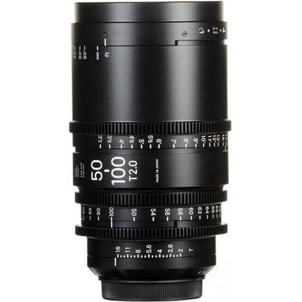 Sigma 50-100mm T2 Zoom para Sony E Sensor Super 35mm 180° enfoque