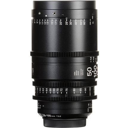 Sigma 50-100mm T2 Zoom para Sony E Sensor Super 35mm 180° enfoque