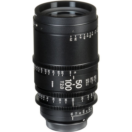 Sigma 50-100mm T2 Zoom para Sony E Sensor Super 35mm 180° enfoque