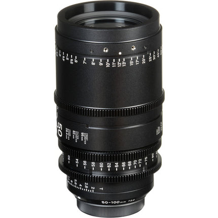 Sigma 50-100mm T2 Zoom para Sony E Sensor Super 35mm 180° enfoque