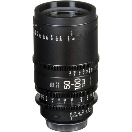 Sigma 50-100mm T2 Zoom para Sony E Sensor Super 35mm 180° enfoque