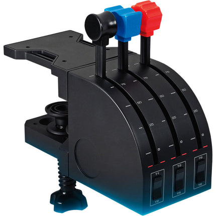 Logitech G Flight Throttle Quadrant para Simulación de Vuelo con Palancas Intercambiables