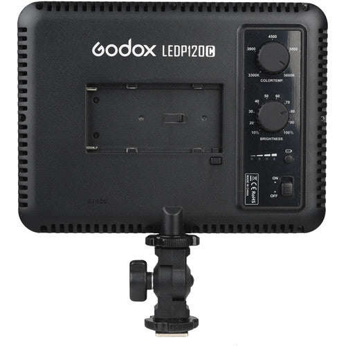 Godox LEDP120C Panel LED con batería L-Series 3300-5600K 12W dimmer