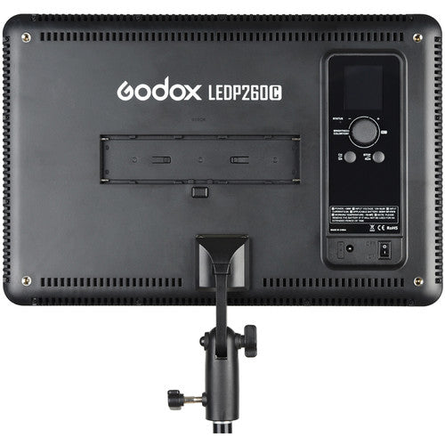Godox LEDP260C Panel LED Bicolor Luz Para Video 550 Lux 14.2x6.4 Pulgadas