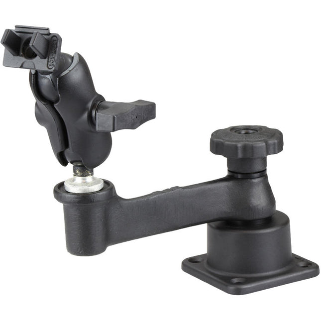 RAM Mounts Base Horizontal GPS con Brazo Giratorio Base Lowrance Bola 1.5" Tamaño C