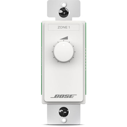 Bose Professional ControlCenter CC-1 Controlador de Zona Blanco con Control de Volumen y Selección de Canal