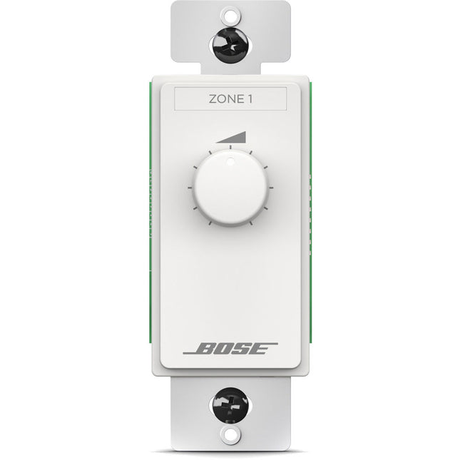 Bose Professional ControlCenter CC-1 Controlador de Zona Blanco con Control de Volumen y Selección de Canal