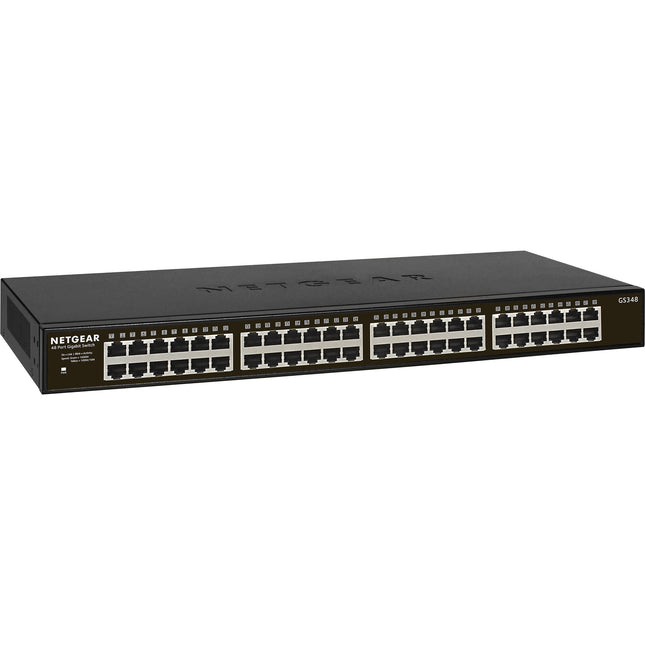 Netgear 48 Puertos GS348 Switch Gigabit 96 Gb/s 1 44 Mpps Rack