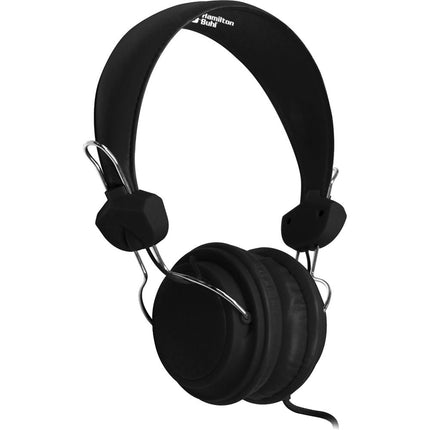 HamiltonBuhl Favoritz Auriculares con Micrófono 40mm TRRS 5ft Negro