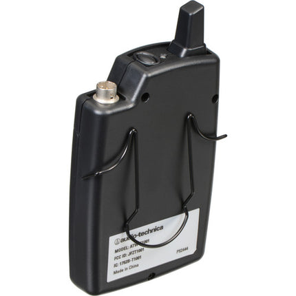 Audio-Technica ATW-T1001 Transmisor Inalámbrico Corporal 2.4 GHz 7 Horas Batería Ajuste de Ganancia