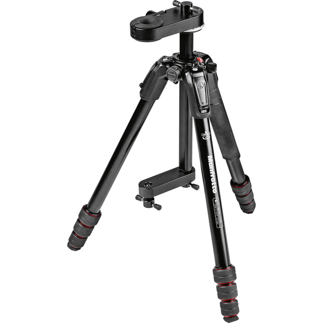 Manfrotto VR Trípode de Aluminio 4 Secciones Altura 16.5 a 59 Pulgadas Soporta 15.4 lb