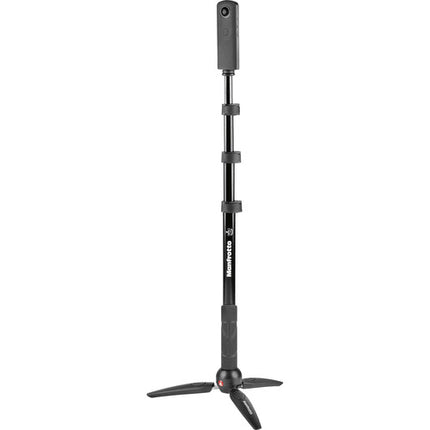 Manfrotto VR PIXI EVO Kit Trípode para Cámaras 360 Altura Ajustable 21-56 pulgadas