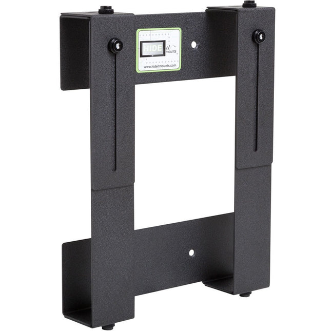 HIDEit Mounts Soporte de Pared Ajustable para Dispositivo Mediano Profundidad 1.25 a 2.65 pulgadas Negro