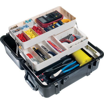 Pelican 1460TOOL Protector Estuche Para Herramientas Móvil Negro Resistente Al Agua Con Divisores Ajustables