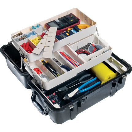 Pelican 1460TOOL Protector Estuche Para Herramientas Móvil Negro Resistente Al Agua Con Divisores Ajustables