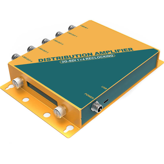 AVMATRIX Amplificador de Distribución 1x4 3G-SDI con Audio Embebido