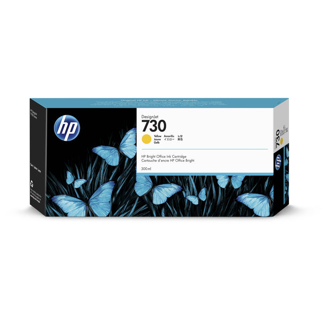 Cartucho de Tinta Amarillo HP 730 300mL para Impresora DesignJet T1700