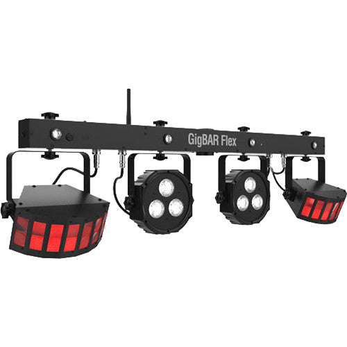 CHAUVET DJ GigBAR Flex sistema de luces 6 RGB UV PAR 4 estrobos