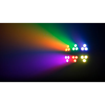 CHAUVET DJ Wash FX 2 Luz Wash y Efectos LED Quad-Color RGB UV 40° Haz