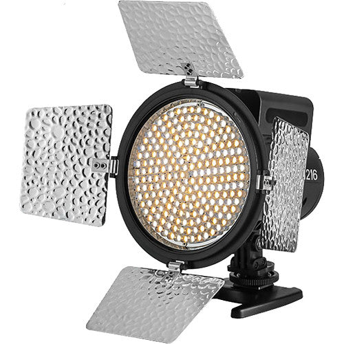 Yongnuo YN-216 Luz LED Variable de Cámara 3200-5500K 13W con Soporte Mini