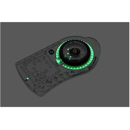 Brunton TruArc 10 Brújula Global luminosa con dial reversible y escala rápida