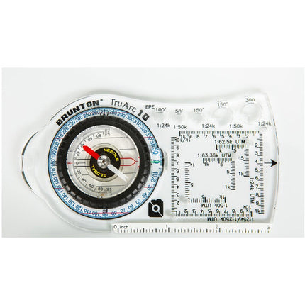 Brunton TruArc 10 Brújula Global luminosa con dial reversible y escala rápida