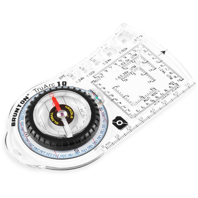 Brunton TruArc 10 Brújula Global luminosa con dial reversible y escala rápida