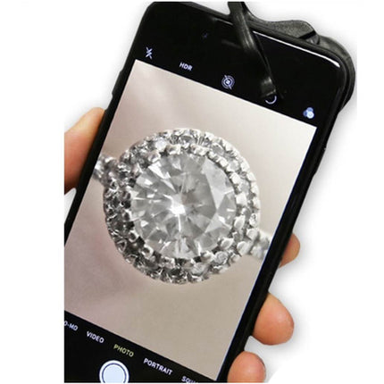 Carson ML-20 MagniLoupe Set 4 Lentes Aumento 4.5x 6.5x 8x 13x con Clip para Smartphone