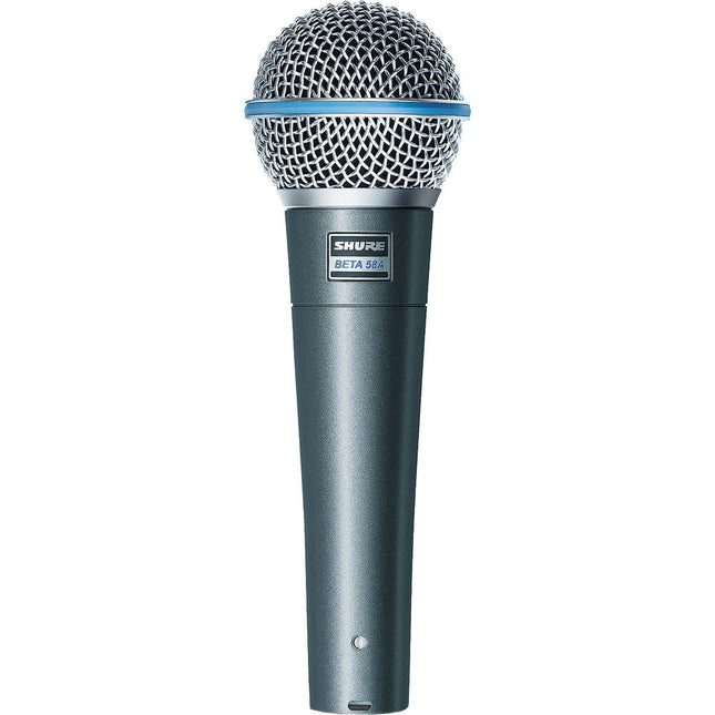 Shure Beta 58A Micrófono Dinámico Supercardioide Con Clip y Bolsa