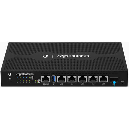 Ubiquiti ER-6P Router Edge con 6 Puertos Gigabit y 5 PoE 1 GHz Quad-Core