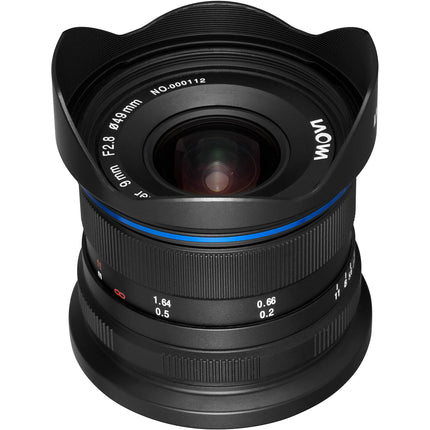 Venus Optics Laowa 9mm f2.8 Zero-D lente para Sony E con apertura f2.8 y parasol integrado