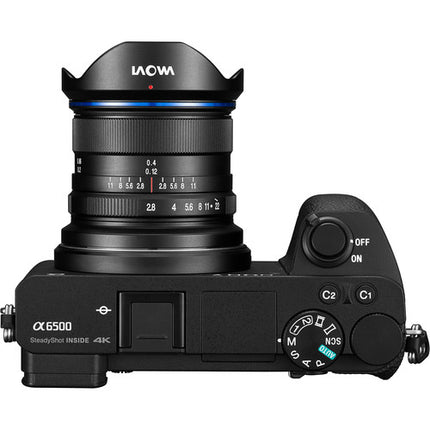 Venus Optics Laowa 9mm f2.8 Zero-D lente para Sony E con apertura f2.8 y parasol integrado