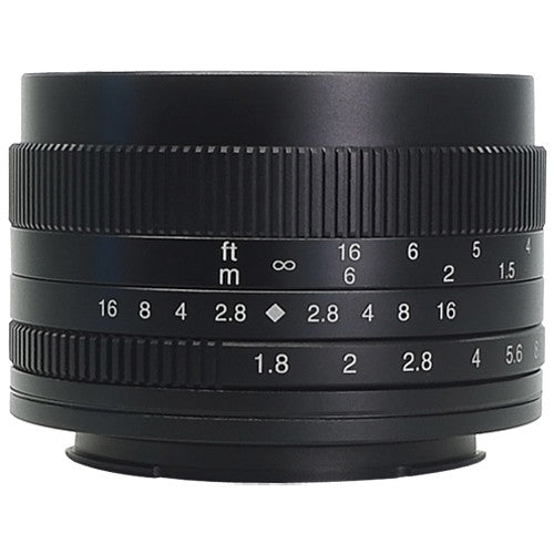 7Artisans 50mm f1.8 Objetivo para Sony E Montura APS-C 75mm Equivalente