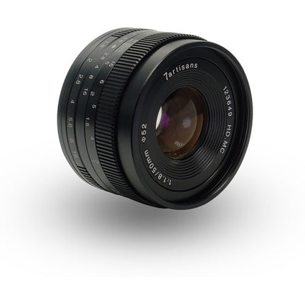 7Artisans 50mm f1.8 Objetivo para Sony E Montura APS-C 75mm Equivalente