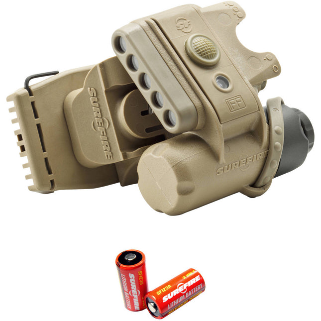 SureFire HL1-A Luz para Casco LED Blanco Azul 19.2 y 2.5 lúmenes Tan