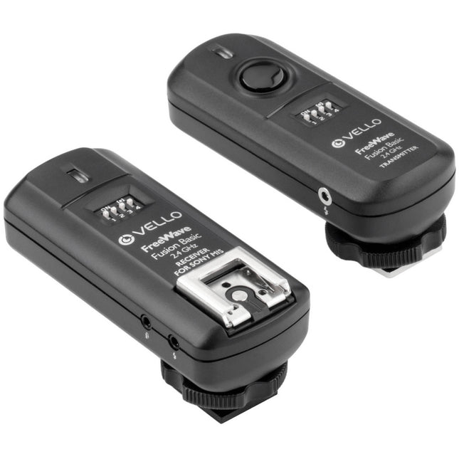 Vello FreeWave Fusion Basic Sistema Disparador Inalámbrico 2.4 GHz 328 Pies 16 Canales para Zapata Sony