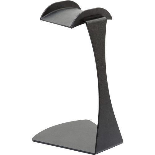 K&M Soporte de Escritorio para Auriculares Negro Altura 25 cm Antideslizante