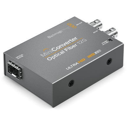 Blackmagic Design Mini Converter Óptico 12G-SDI Soporta 4K25 Audio 16 Canales