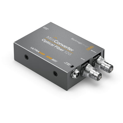 Blackmagic Design Mini Converter Óptico 12G-SDI Soporta 4K25 Audio 16 Canales